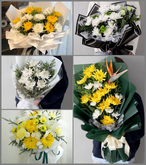 贵州遵义湄潭县洗马乡梅子坝村白事花束代送